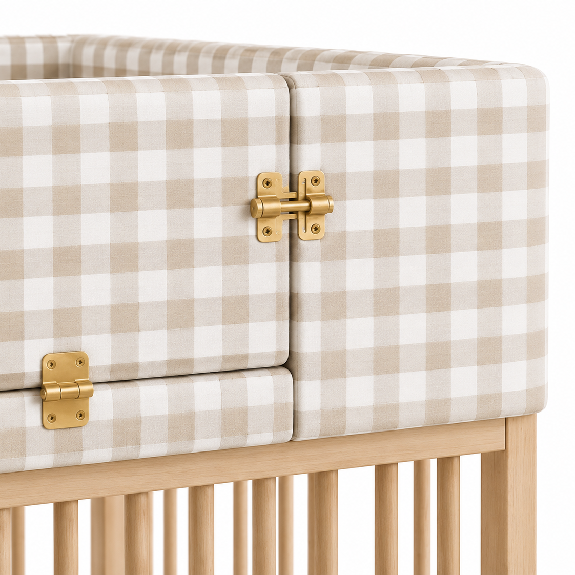 Barrera de Cuna Bared's Cuadrillé Beige